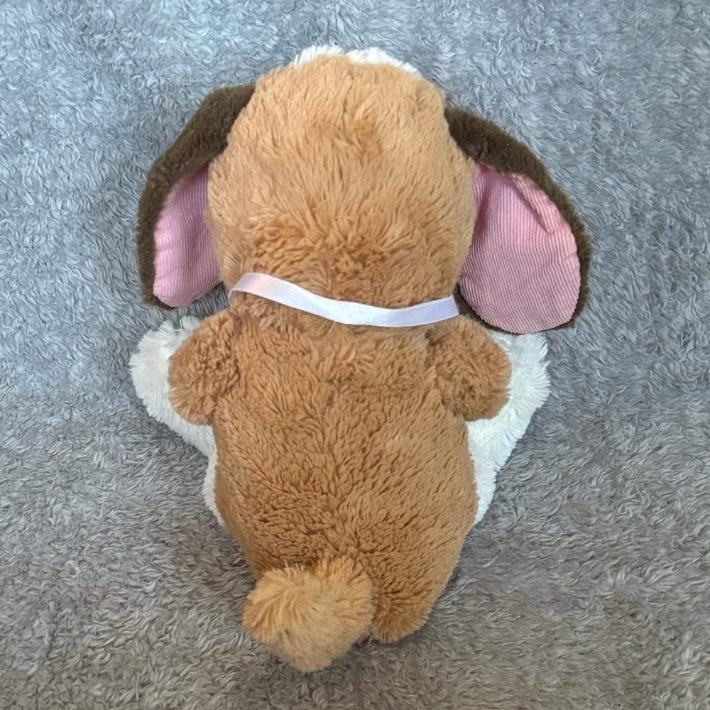 First & Main Puppy Plush 14” Brown White Get Well Soon Stuffed‎ Animal Dog - Picture 5 of 8